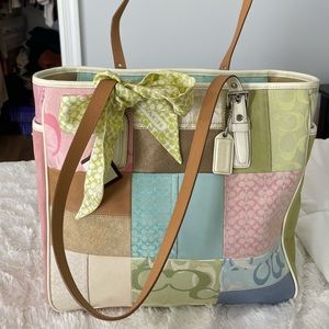 Coach Vintage Tote - Multi-color